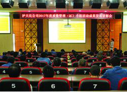 瀘天化股份公司召開2017年度QC小組活動成果發(fā)布會