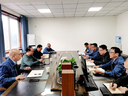 瀘天化股份公司黨委書(shū)記、董事長(zhǎng)廖廷君一行到物資供應(yīng)公司調(diào)研