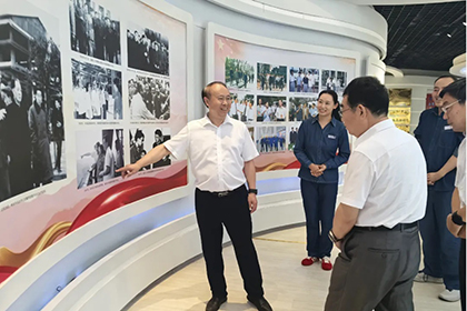 中國職業(yè)安全健康協(xié)會來我公司調研指導工作